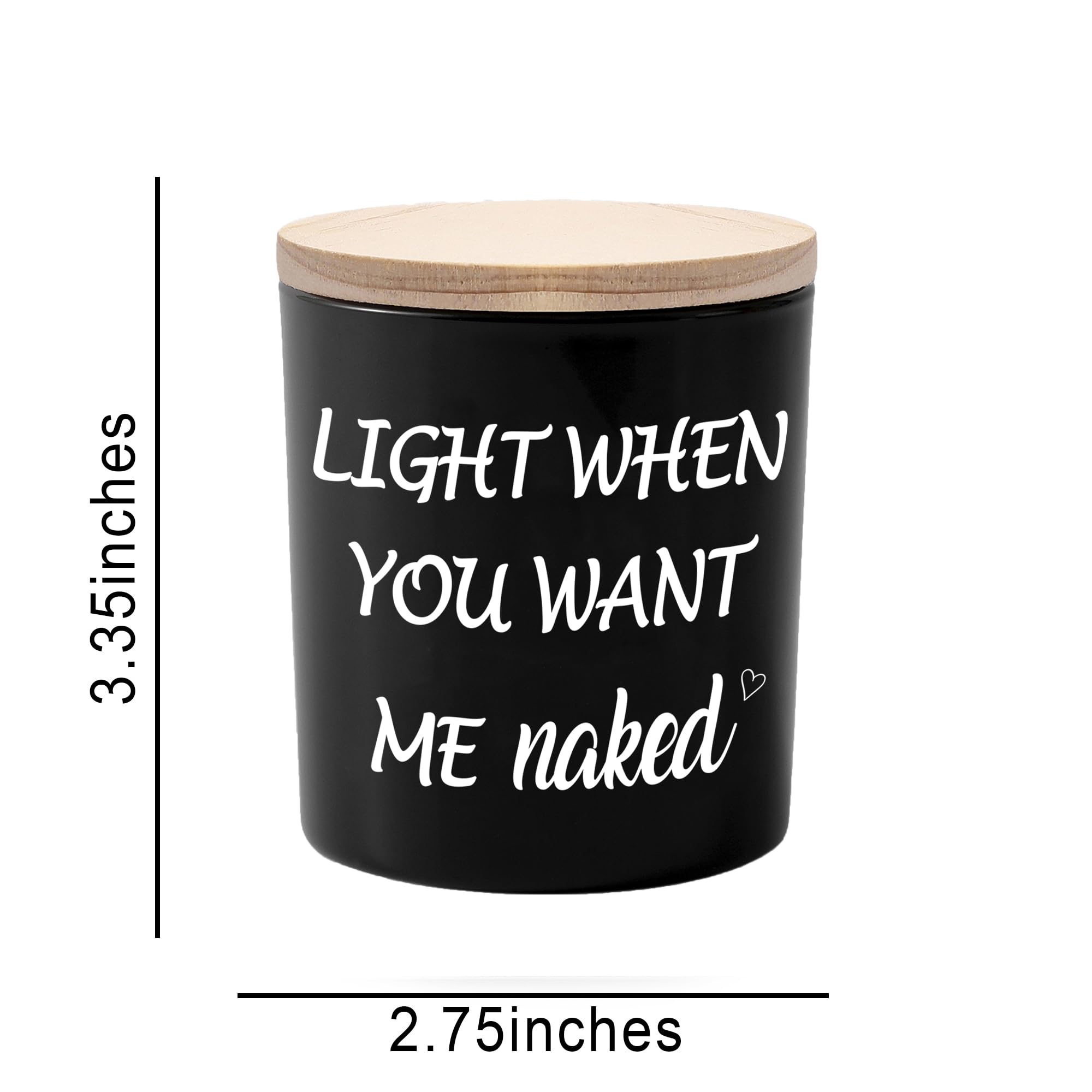 BFJLIFE Gifts for Him Men Funny Unique Anniversary Fathers Day Christmas Birthday Romantic Gag White Elephant Gifts for Boyfriend Husband Men Adults Stocking Stuffers Sandalwood Scented Soy Candle