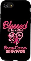 Vista 18 de Blessed Breast Cancer Survivor Awareness Christian Women Case for iPhone 17