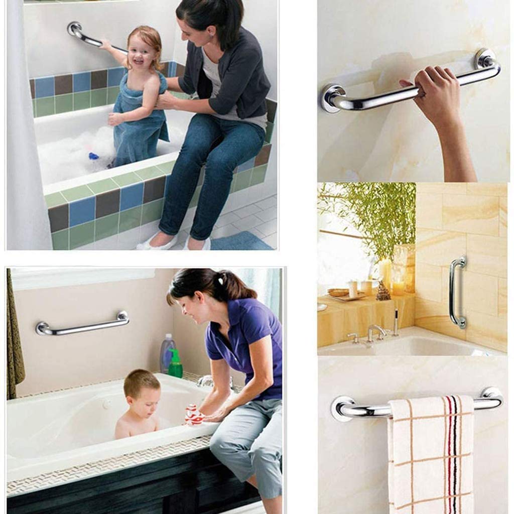 Maniglioni per Bagno, corrimano per docce e pareti, Barra di Equilibrio, Barra di Supporto per corrimano di Sicurezza per Doccia in Acciaio Inossidabile, per disabili, Anziani e infortuni.