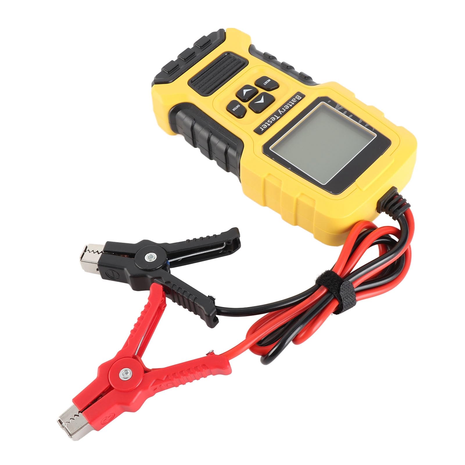 SIXRUN Tester Batteria per Auto, Dispositivo di Test Batteria con Tecnologia di Conduttanza per Batterie 12V 24V, Display Digitale Controllo Resistenza Interna Tensione Rapida per Tecnici di Auto e