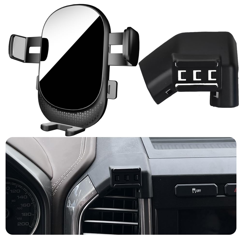 Car Phone Holder for Ford F-150 Auto Accessories[Only for 2015-2020 F150]，[Please check if your center console is consistent and if it is applicable]，