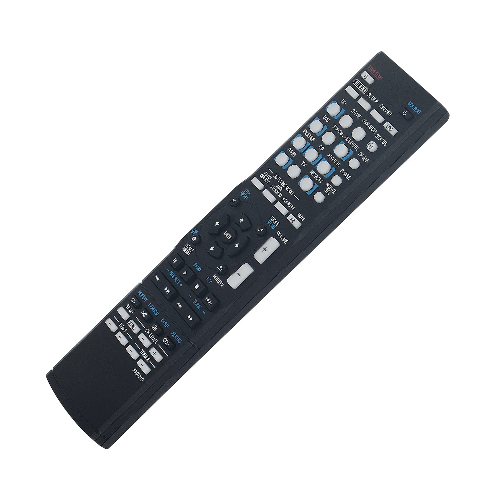 Ochoos - Telecomando per ricevitore AV Pioneer VSX-330-K VSX-9110TXV-K VSX-520-S AXD7661