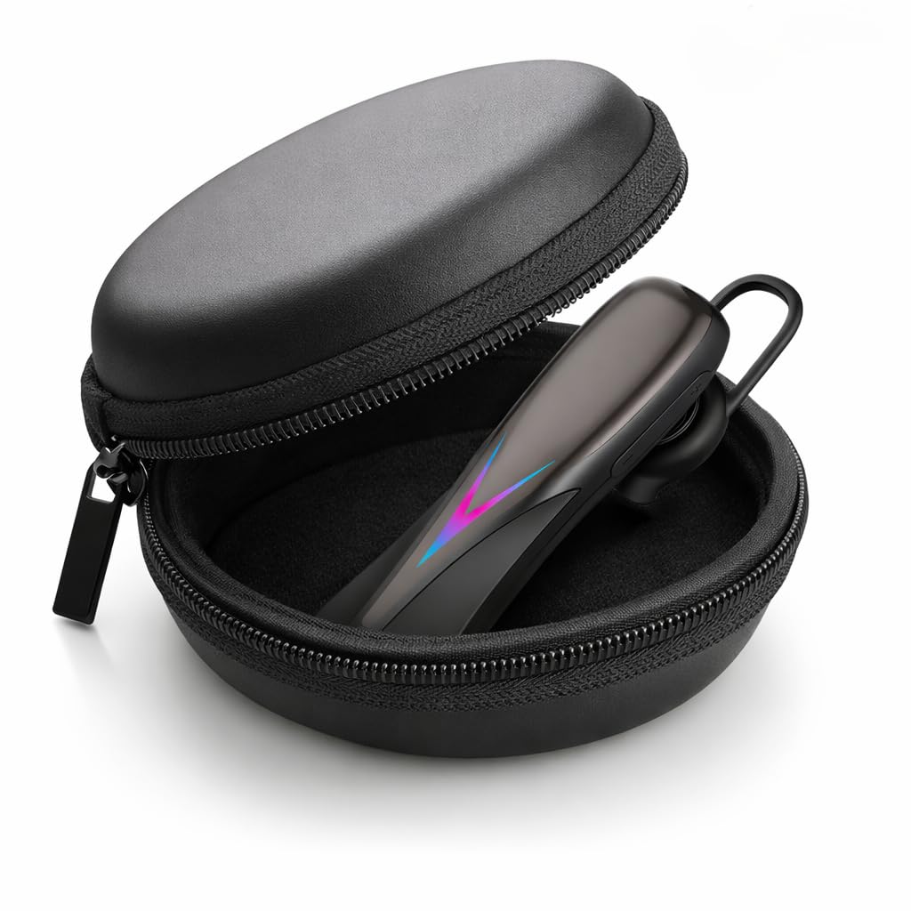 BT-X Wireless in Ear Headphone Cell Phone Earpiece,24 Hrs Talking Time with Mic, Volume Control, Touch ON/Off,Handsfree Earbud for iOS, Android, Smartphone (1 Year Limited Warranty)-image-6