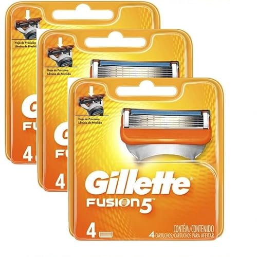 Kit 12 Cargas gillete fusion 5