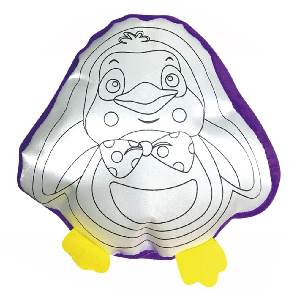 Design Your Own Penguin: DIY Fabric Pillow Kit (Ages 6+)