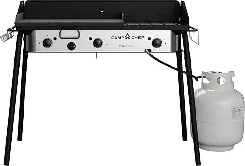 Camp Chef Tahoe Triple Burner Stove - Removable Legs, 30K