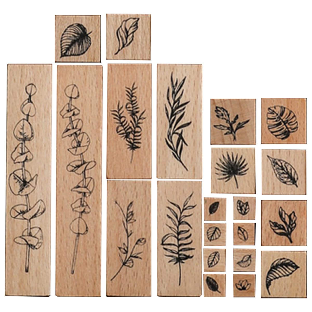 Tofficu 5 Juegos sello de goma album sellos scrapbooking o de caucho os de caucho almohadilla de tinta os de diario pegatinas decoración o de madera diario os