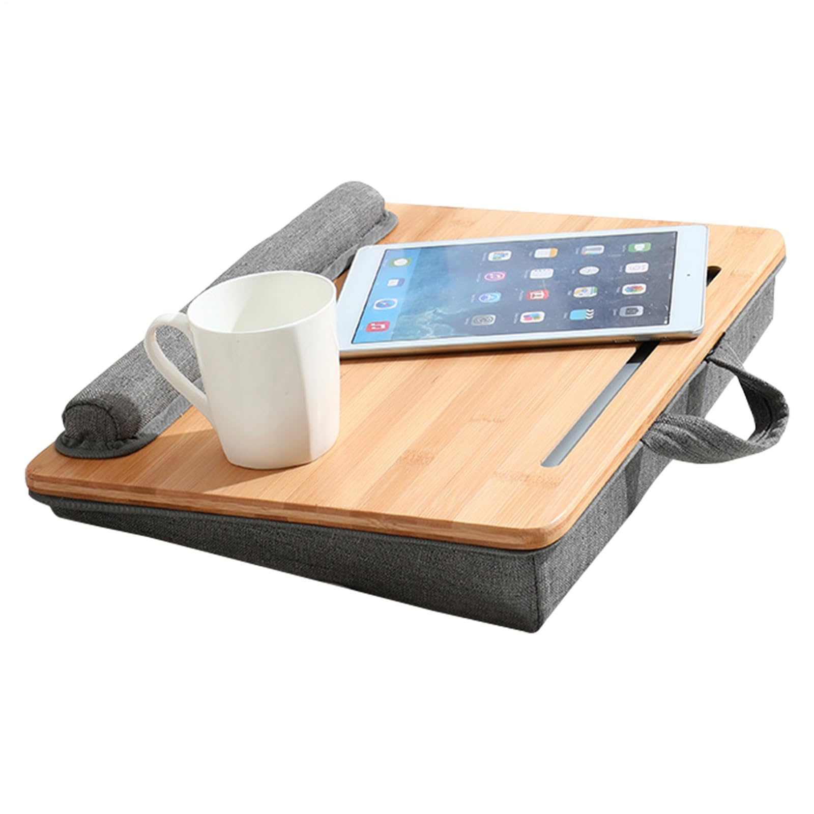 Laptopständer | Ergonomisches Schreibtischzubehör mit Handgelenkauflage – Laptoptisch für Bett – Sofa Auto Arbeitstisch Büro Schlafzimmer Haus