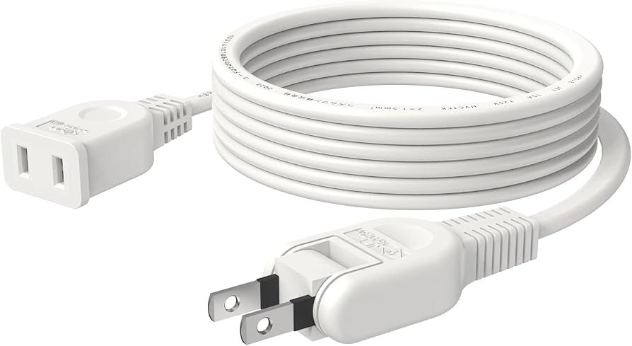 Amazon.co.jp: 延長コード 2m 1個口 15A 1500W ホワイト ACアダプタ用