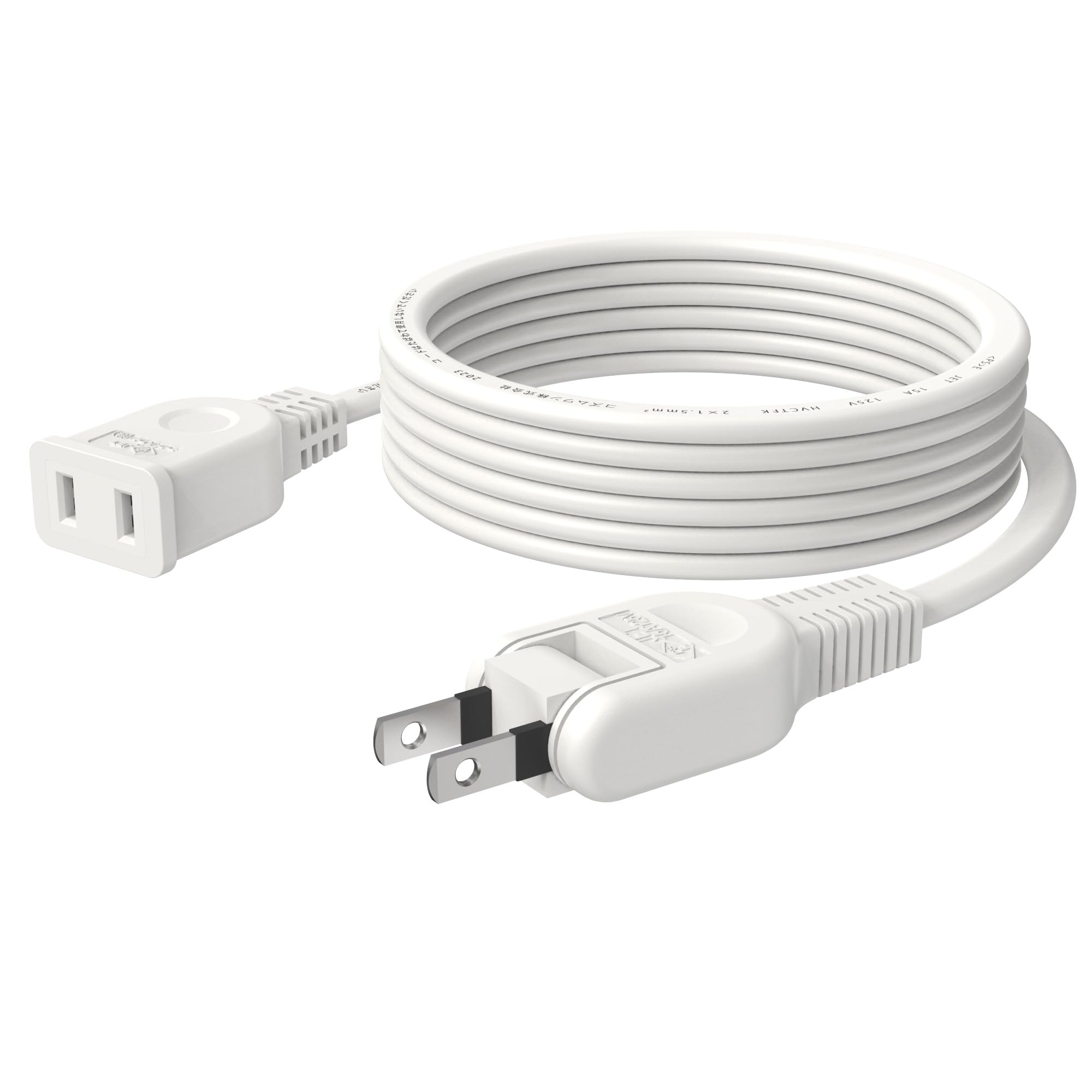 Amazon.co.jp: 延長コード 2m 1個口 15A 1500W ホワイト ACアダプタ用