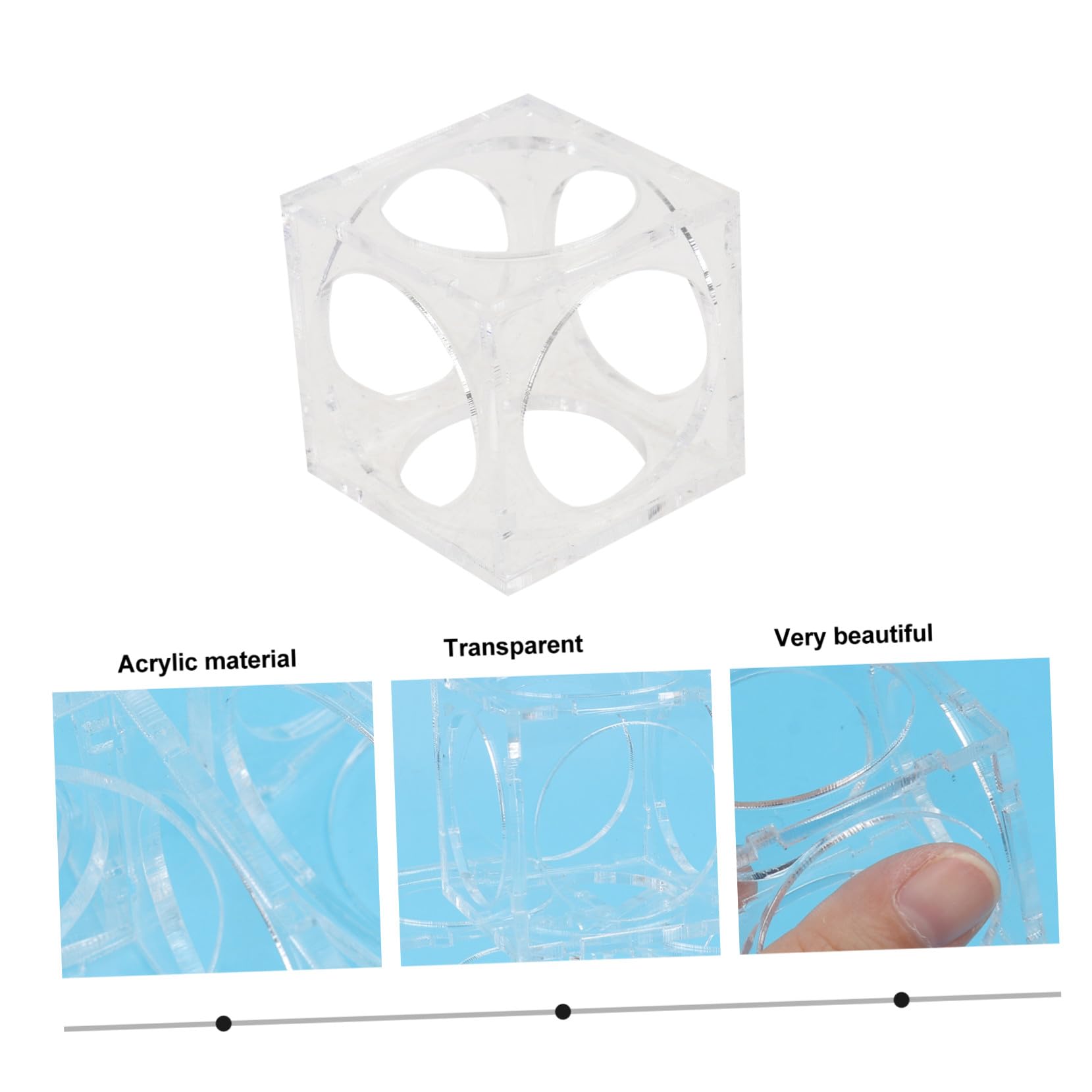 BESPORTBLE 18piezas Casa De Camarones Transparente para Peceras Refugio De Cría y Decoración Acuática Accesorios para Acuarios De Agua Dulce
