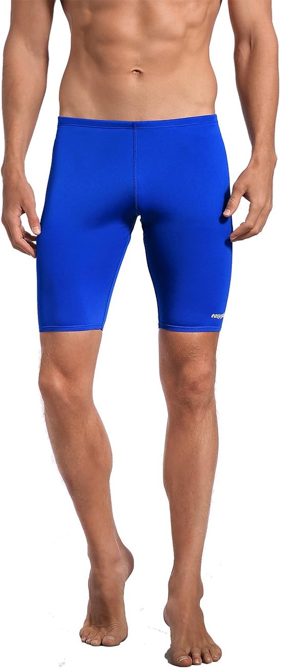Leshang Men's Swim Jammer Swimwear for Men Swim Shorts Athletic Durable Training Polyester Jammer Swimsuit : Clothing, Shoes & Jewelry