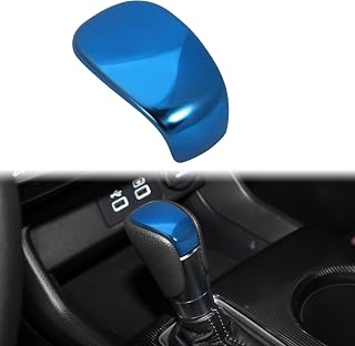 TOMALL Stainless Steel Car Gear Shift Knob Cover Trim Compatible with Honda Civic 11th 2022 2023 Shifter Panel Trim Gear Lever Cover for Car Interior Center Console Accessories (Blue)