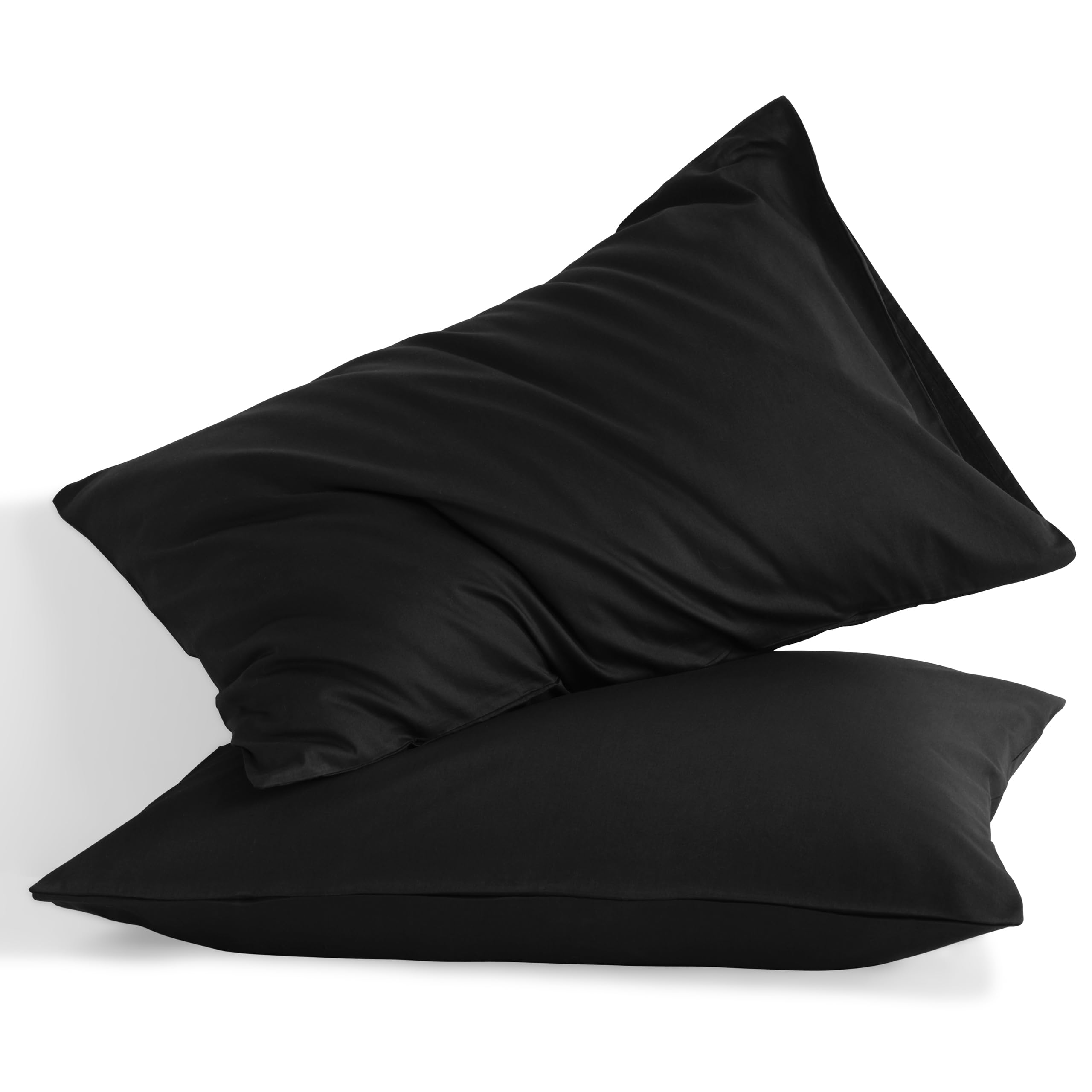 Amazon.com: SKS Linen 400 TC Pillowcase (Black,2 Pack), 24x24