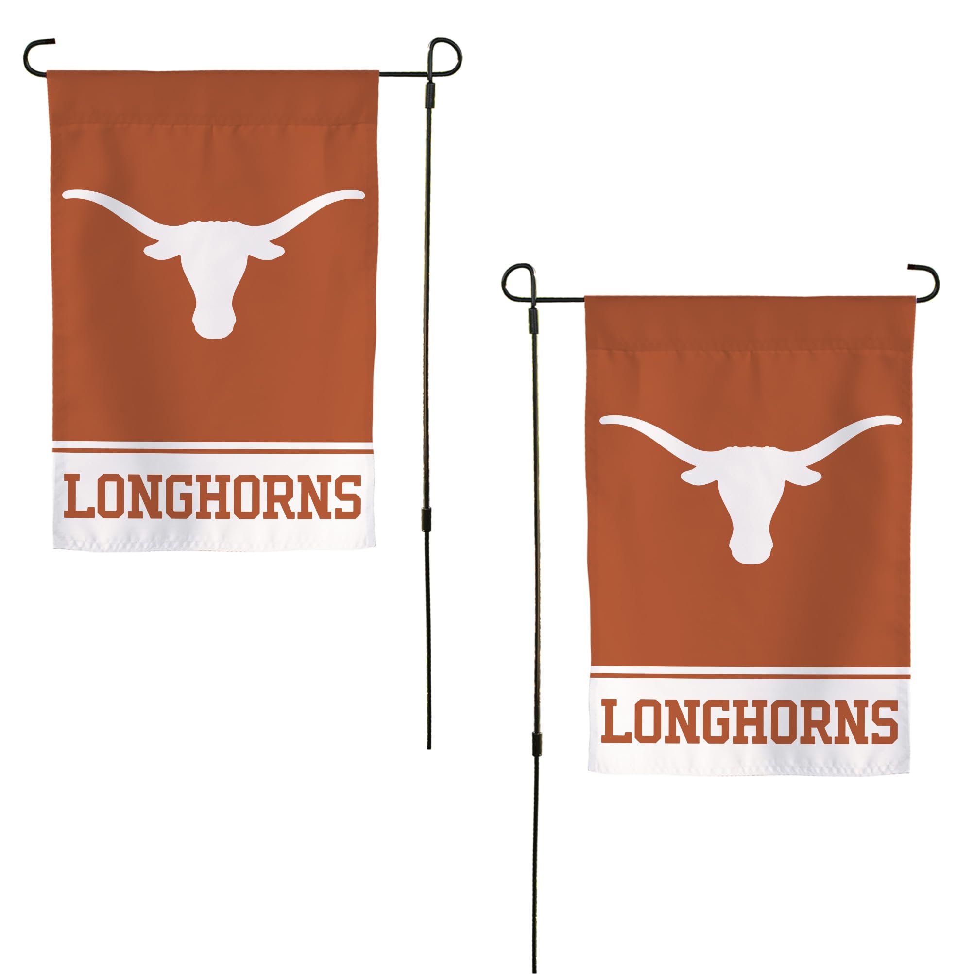 Desert CactusUniversity of Texas UT Garden Flag – 19 x 12 inch Texas Longhorns Banner, For Outdoor Display and Events (Design A)