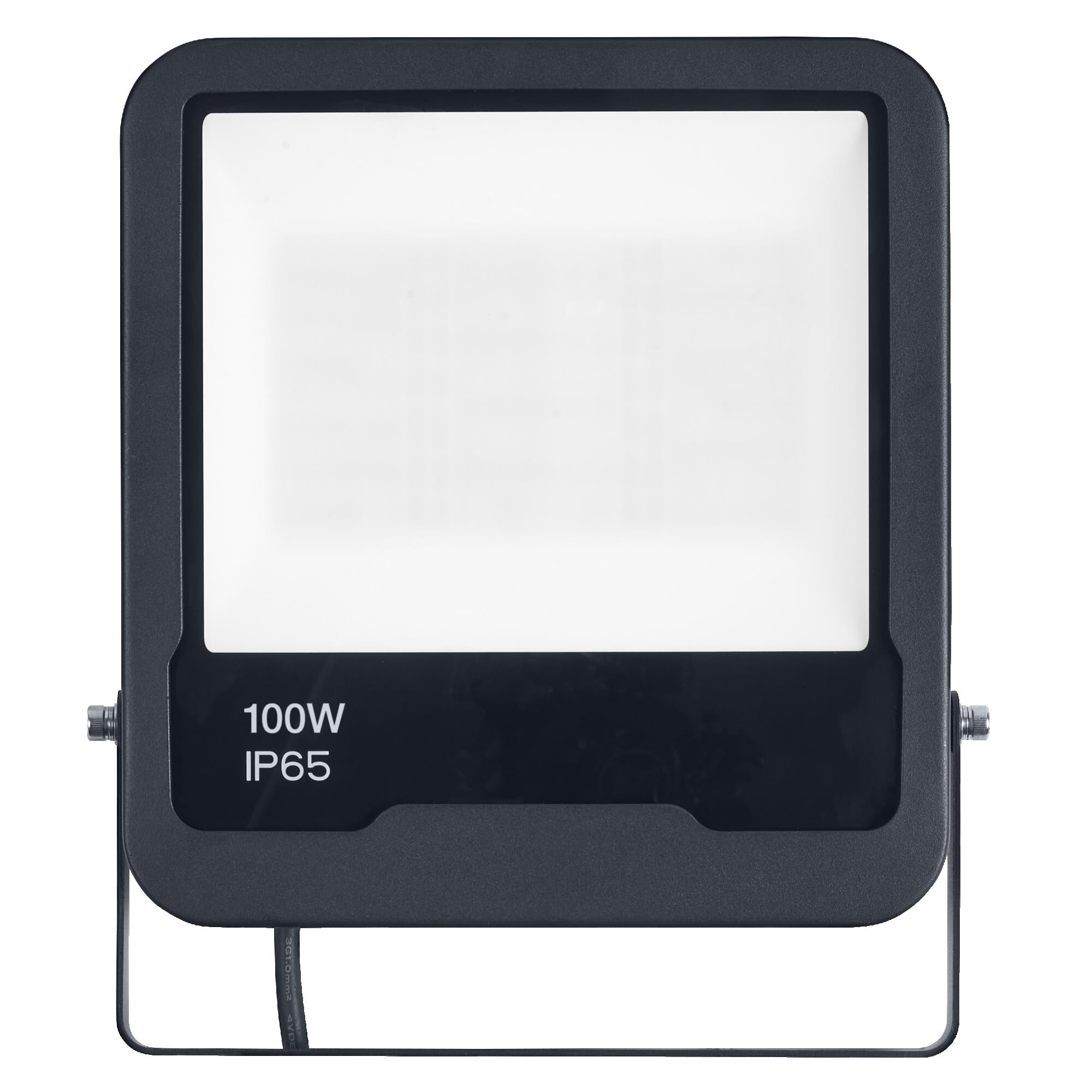 LEDVANCE WIFI Smartes High-Power Flutlicht, dunkelgrau, 100W, 8000lm, regulierbares Farblicht & Weißlicht, dimmbar, App-steuerbar, inklusive Befestigungszubehör, IP65 Schutzklasse, RGBW