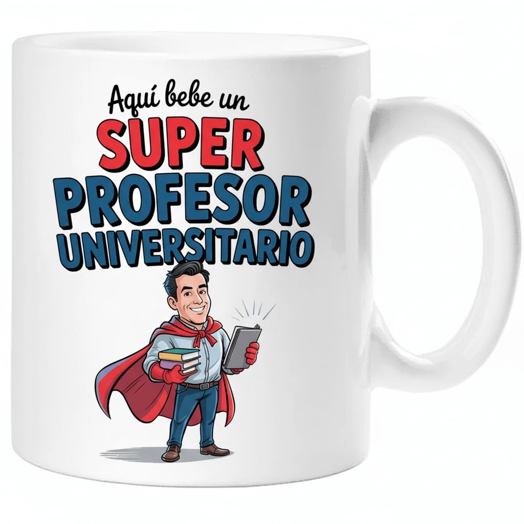 Taza SUPER POLICÍA – Regalo Original para POLICÍA | Taza de Cerámica 325ml con Diseño Superhéroe | Apta Microondas y Lavavajillas — view 44