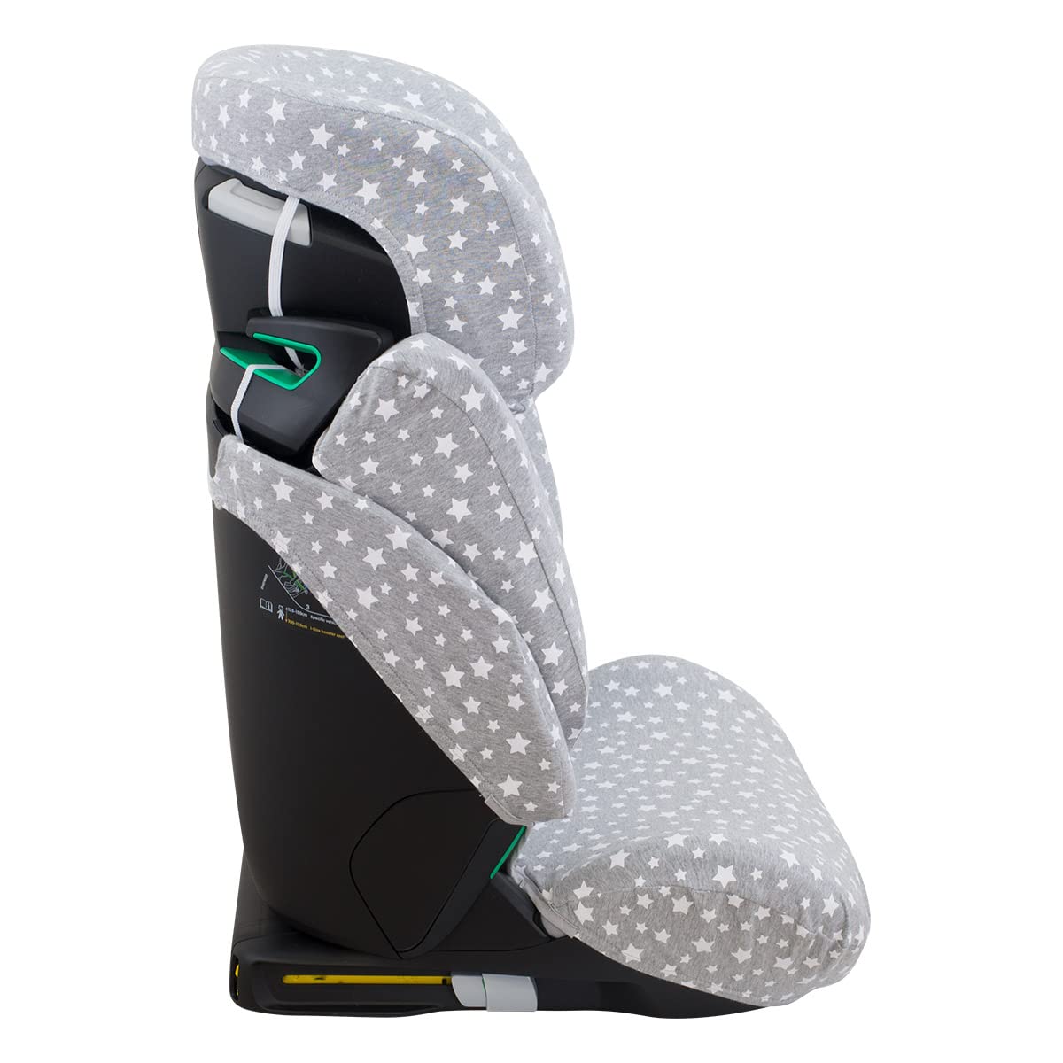 JYOKO KIDS Housse pour siège auto bébé en coton compatible avec Maxi Cosi Kore I-Size (White Star)