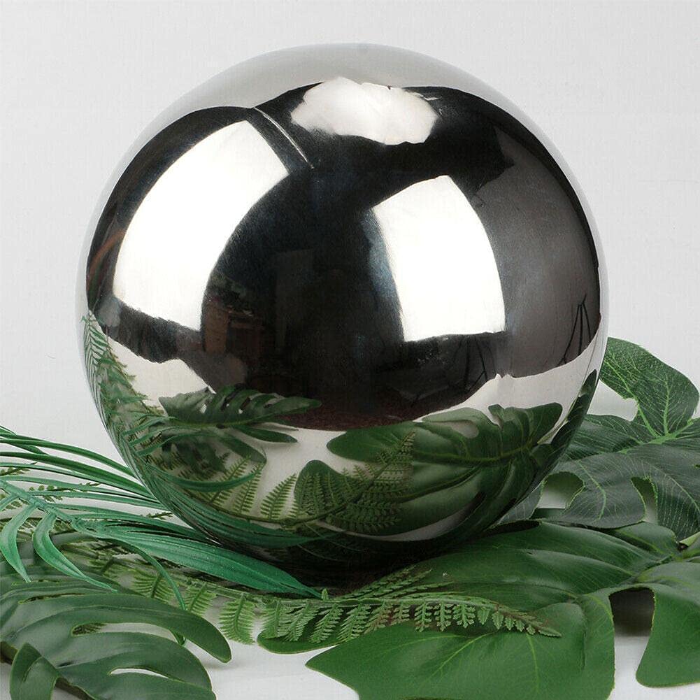 5 Pcs In Acciaio Inox Gazing Balls Lucidato A Specchio Palla - Foto 11