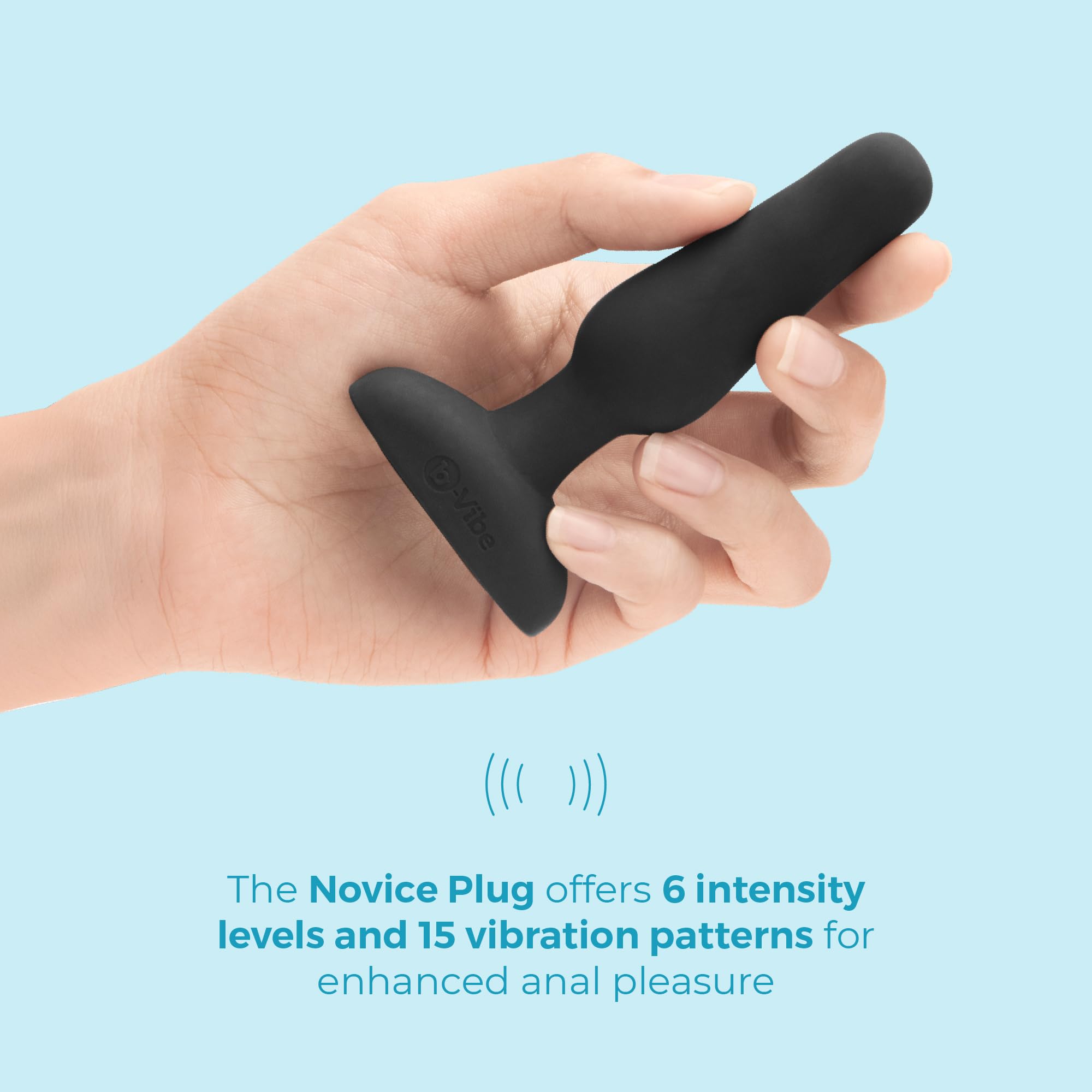 B-Vibe - Novice Remote Control Plug Black