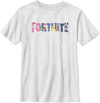Fortnite Boys Classic Logo T-Shirt - Officially Licensed - Features Cuddle