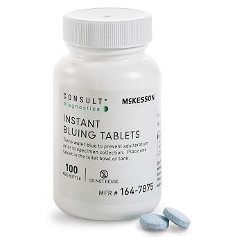 McKesson Consult Diagnostics Instant Bluing Tablets, 100 ct