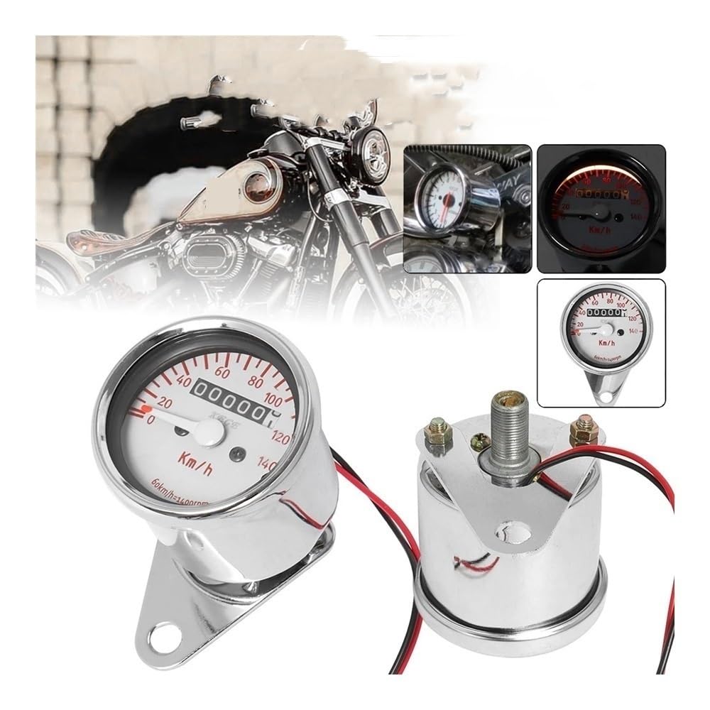 Moto Gauge Contachilometri Universale Del Motociclo Tachimetro Indicatore LED Contachilometri Per Per Shadow Spirit Aero VT VLX VF 500 600 700 750 1100 VTX1300