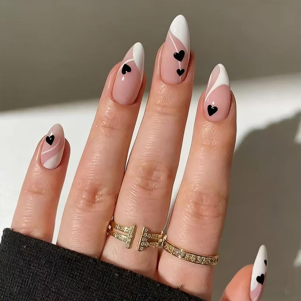 Press On Nails - Instant Almond French Tips -22