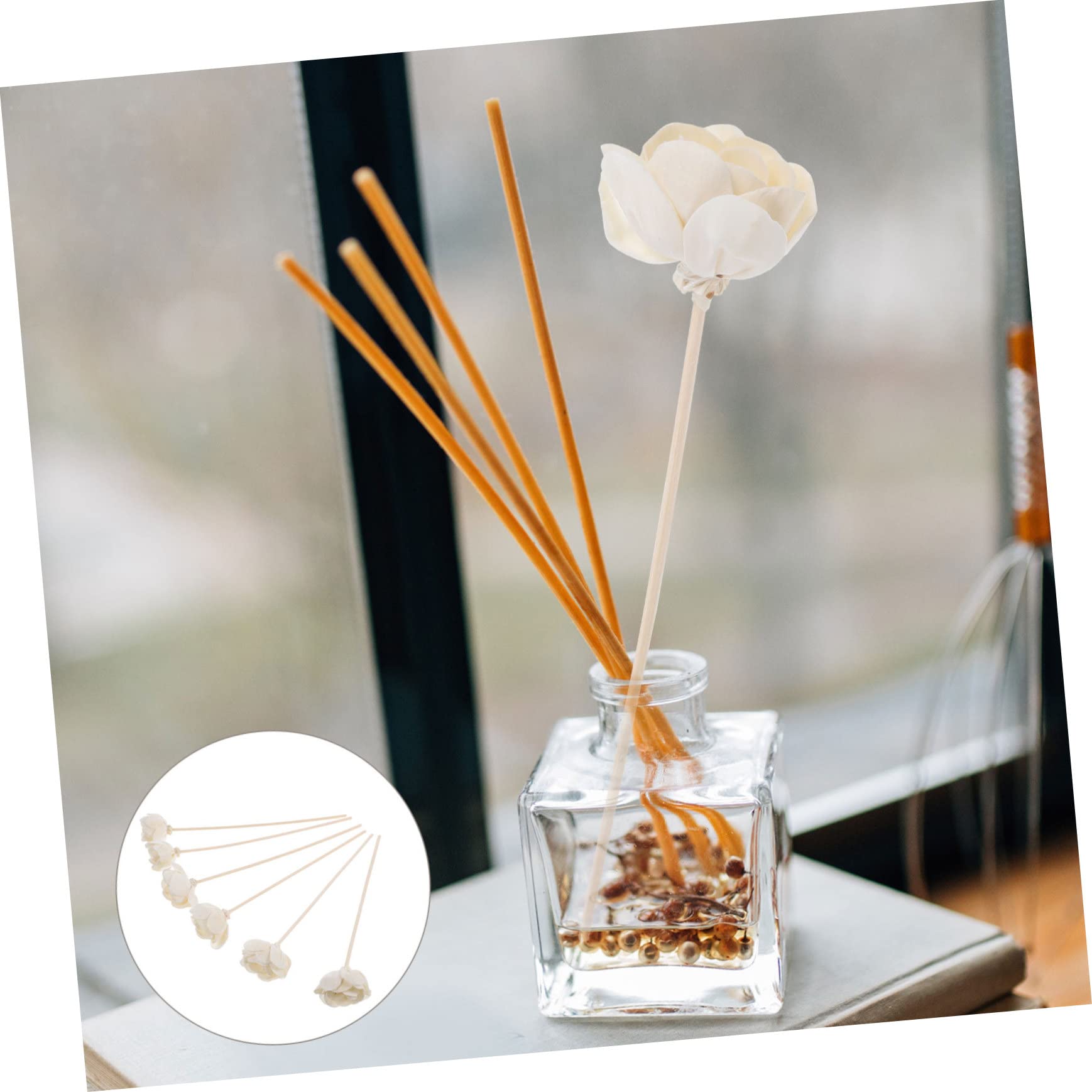 PRETYZOOM 30stücke Aromatherapie-Diffuser Stäbchen Aus Kunstblumen Für Raumduft Dekorative Duftstäbe Für Wohnzimmer Schlafzimmer Bad Und Büro Einfach Anpassbare Intensität Der