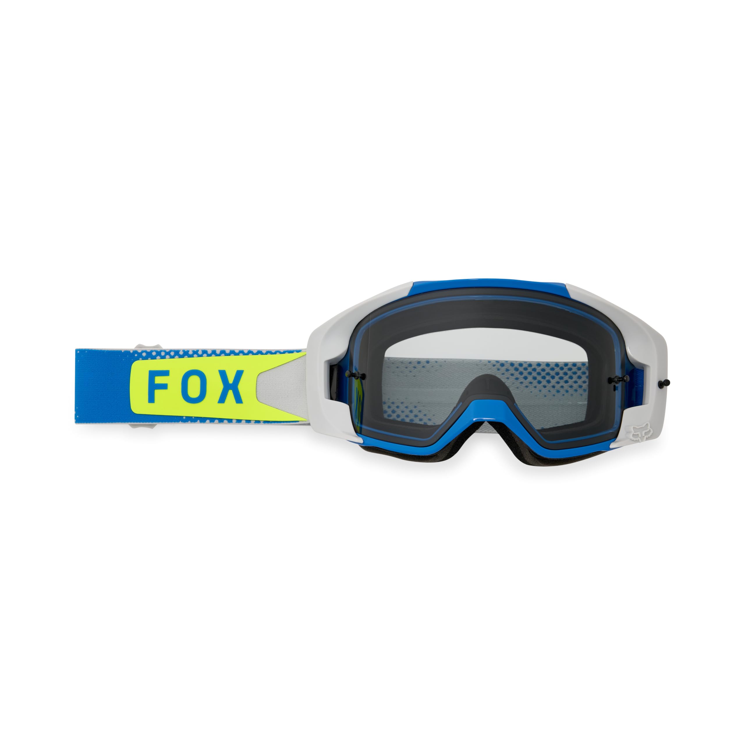 Fox Men's Blue/Yellow Vue Tactile Motocross Goggles