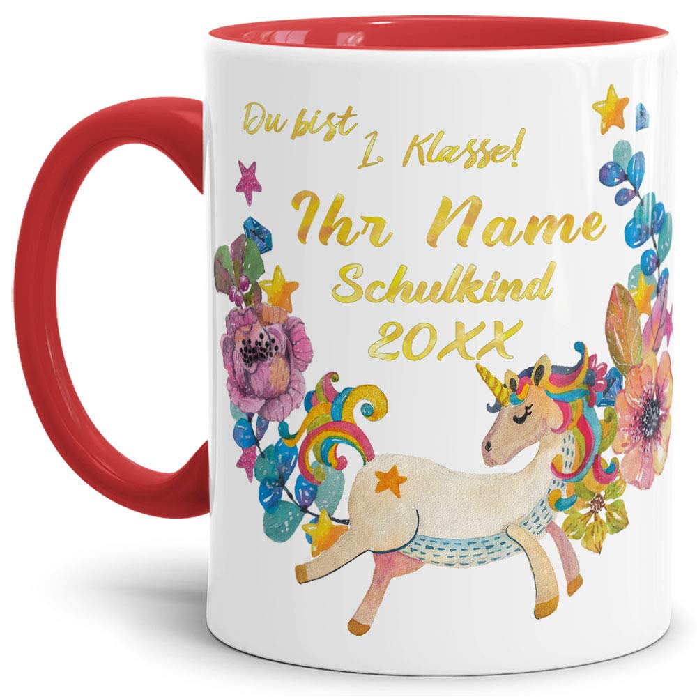 School Cup XXX - ABC Sagittarius  SchoolChild  1. Klasse [German Text]   Gift for First School  School Class  : Amazon.de: Home & Kitchen