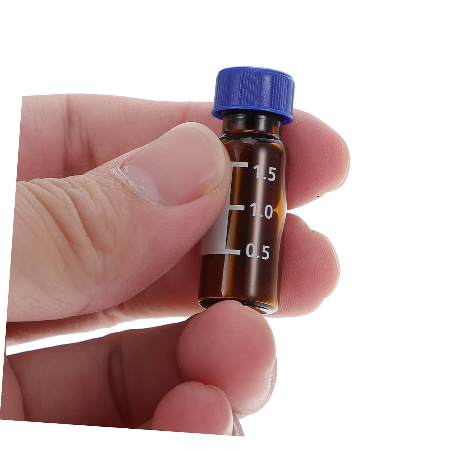 100pcs Clear Glass Sample Vials with Caps Headspace Design for Easy Liquid Storage and Transport Transparent Bottles with Sealing Effect for Lab Use