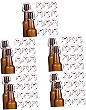 Swing Top Glass Bottles Caps 60 Pcs Cover Glass Bottle Lids Replacement Bear Bottles Lids Swing Top Glass Bottle Caps Flip Top Flip Top Bottle Replacement Caps