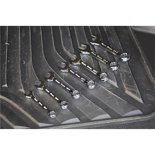 Miniatura 7 de K Tool International Juego de llaves combinadas métricas 7 piezas KTI41700