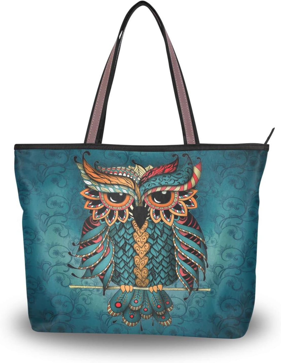 Tote Bag for Women with Zipper and Pockets,Polyester Tote Bag Pattern Tote Purse Women Handbag Tote Bag for Women with Zipper and Pockets,Polyester Tote Bag Pattern Tote Purse Women Handbag