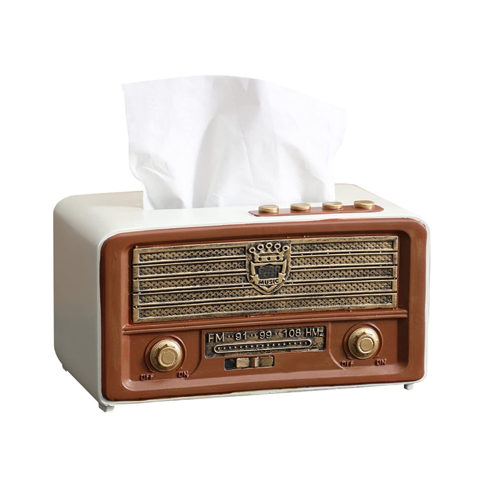 Tissue Dispenser Box Holder Resin Tissue Storage Boxes Napkin Organizer Decorative Ornaments For Room Apartment Must Haves