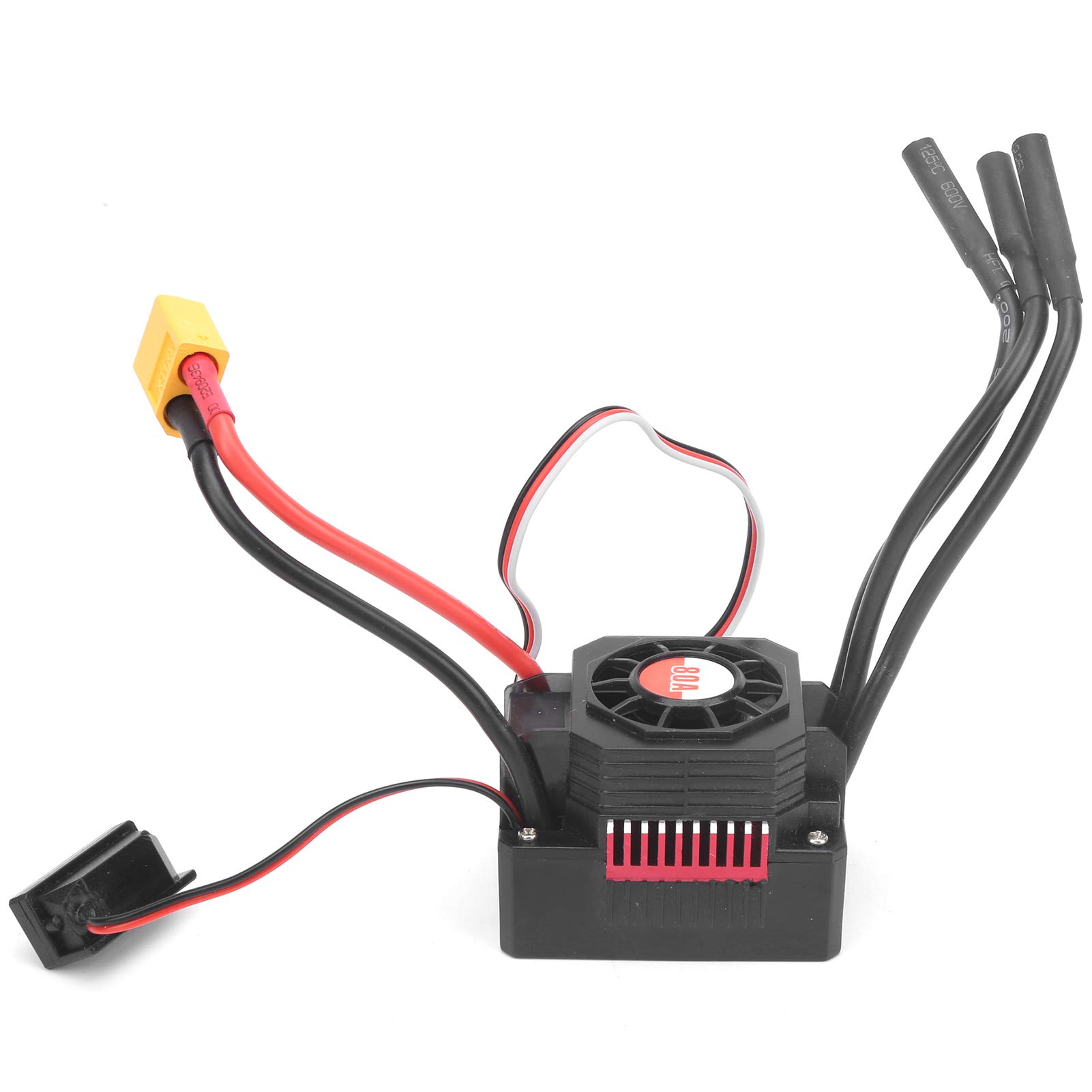 SURPASS‑HOBBY 80A Waterproof Brushless ESC with XT60 Plug for 1/10 1/8 RC