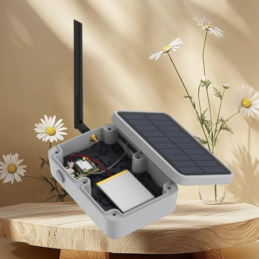 Répéteur Solaire Meshtastic Lora WisMesh Répéteur NRF52840 SX126 IP67 Étanche Basse Consommation Prend en Charge WiFi Bluetooth 900MHZ