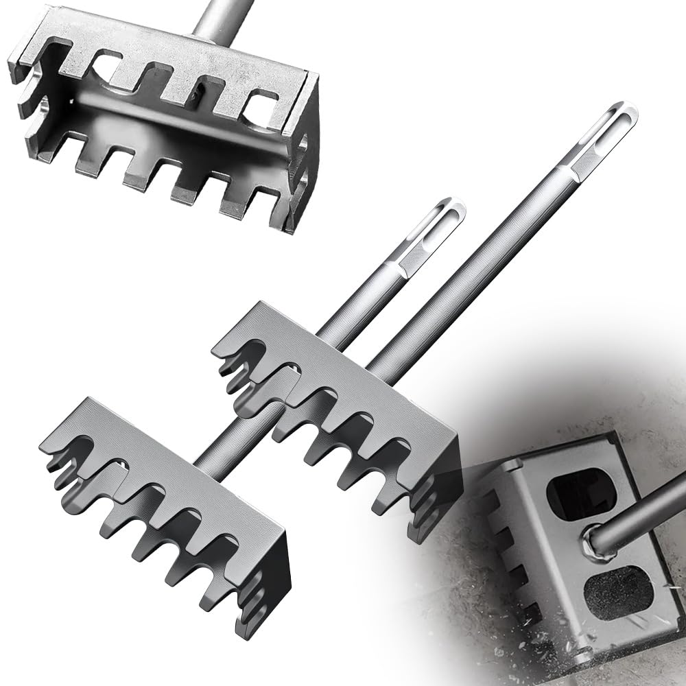 86 Line Box Socket Hole Punch,2025 Creative Square Hole Cutter for Electrical Box,Stainless Steel Rectangle Slot Cutter Easy One Step Hole Cutting Tool (2)