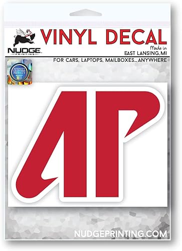 Miniatura 114 de Calcomanía universitaria para automóvil de la NCAA hecha de vinilo prémium resistente a la intemperie (ALMA College A)