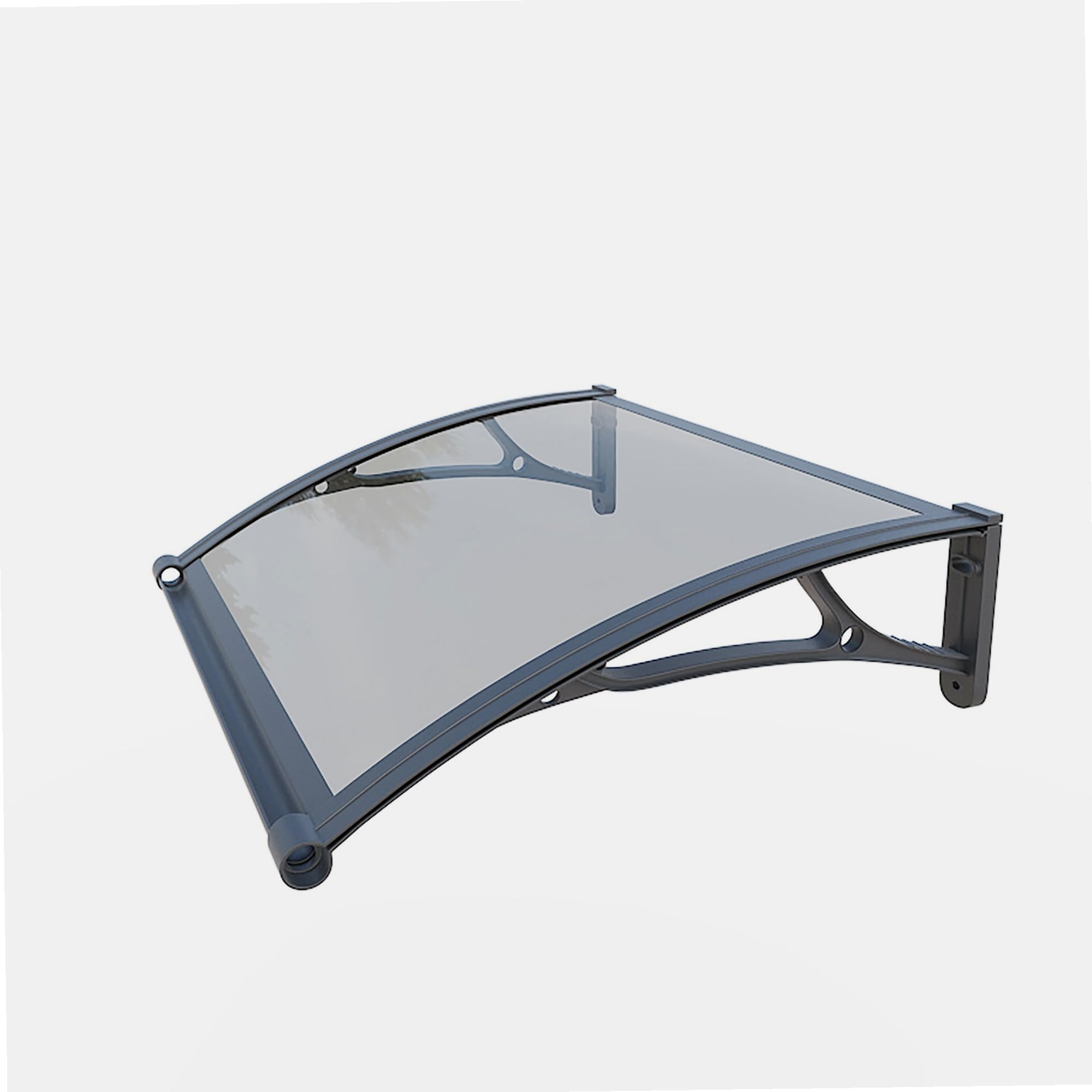 WERKA PRO Marquise Aluminium et Polycarbonate 80 x 120 cm