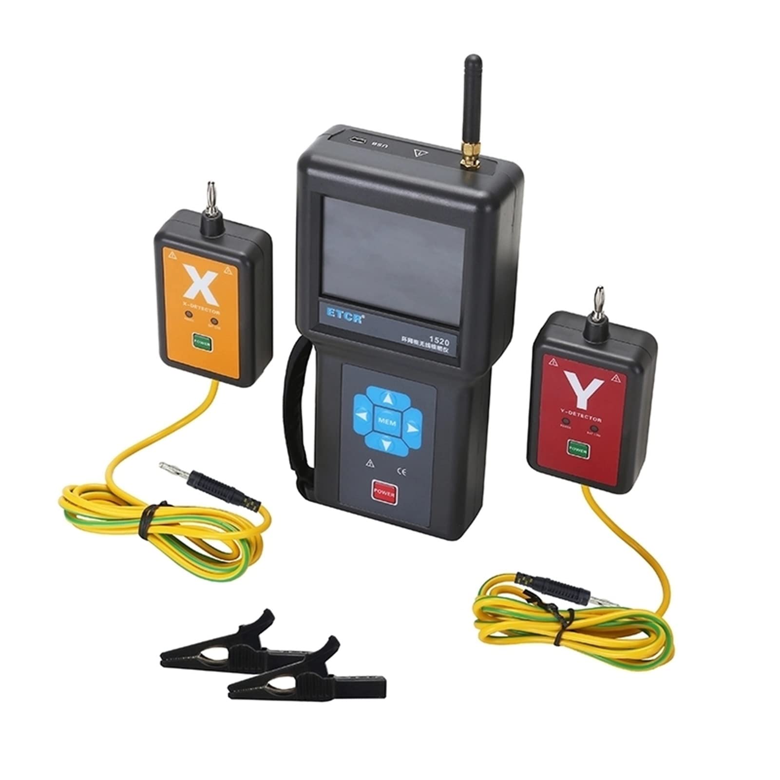 TISTIK Phase Tester ETCR1520 Wireless Phase Detector Phasing Device For Ring Main Unit Insulation Resistance Tester