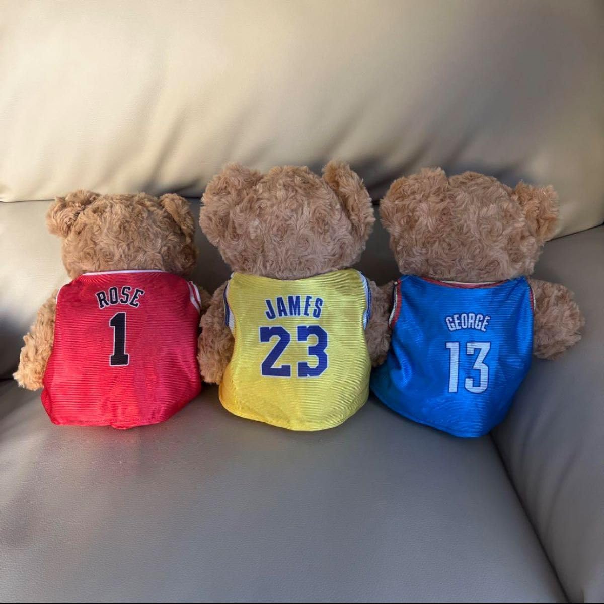 Amazon.co.jp: Teddy Bear NBA Bear 3 Set Plush Toy : Toys & Games