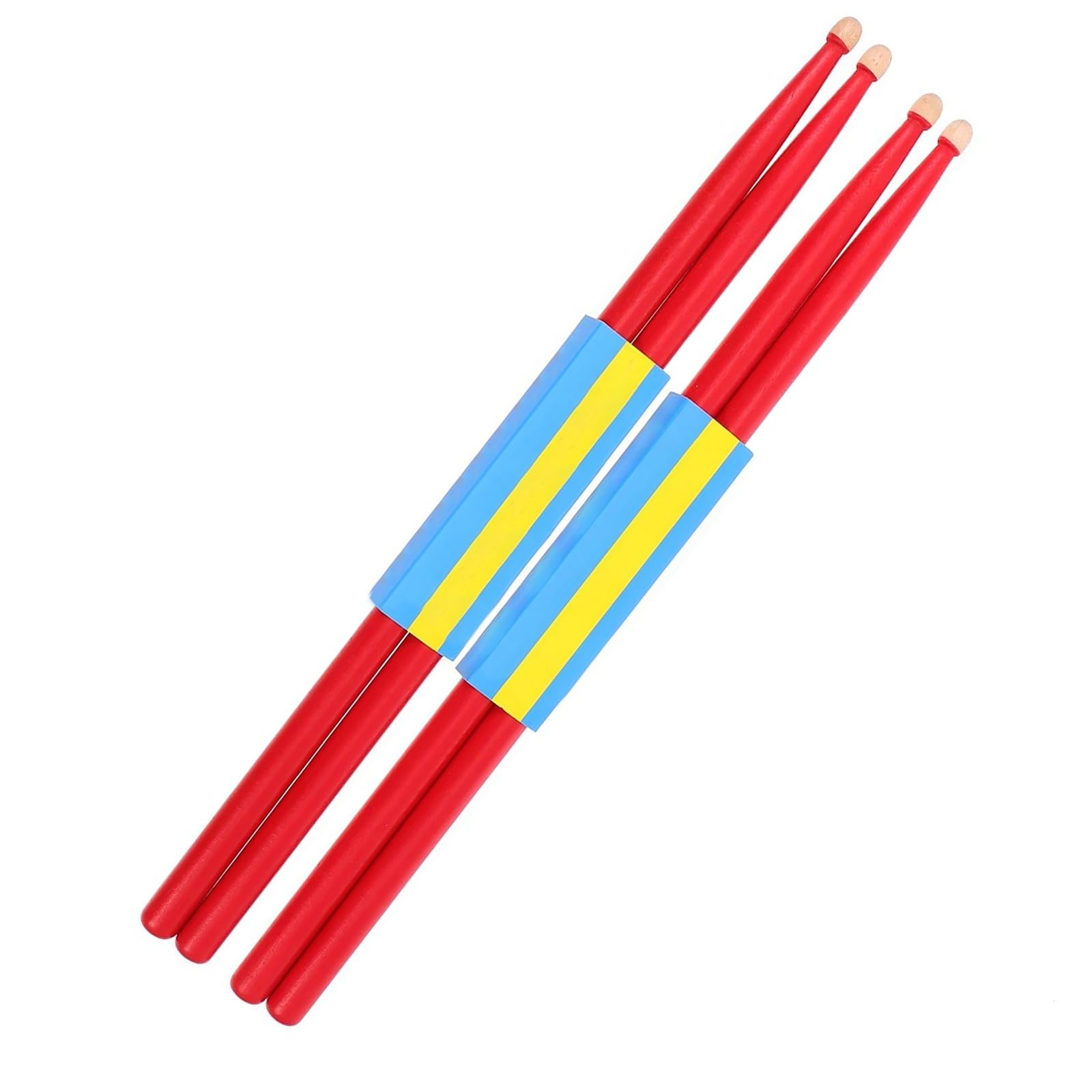 2 Paia Di Bacchette Per Batteria In Legno Di Acero Strumenti A Percussione Bacchette Per Batteria Antiscivolo Set Bacchette per Batteria