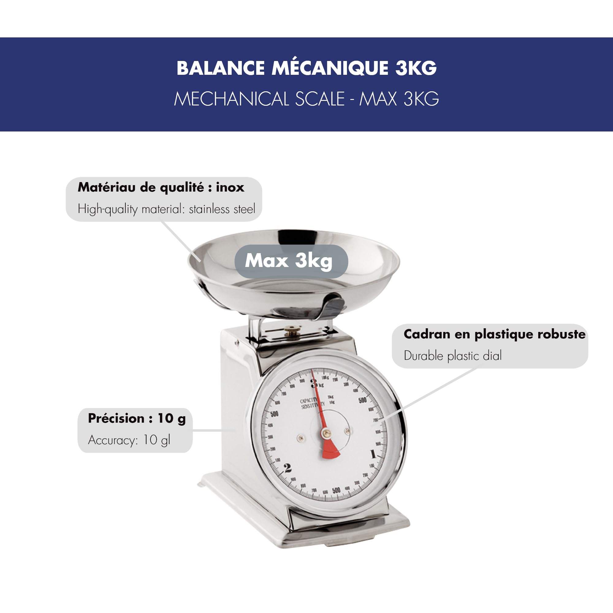 Bilancia meccanica 3 kg