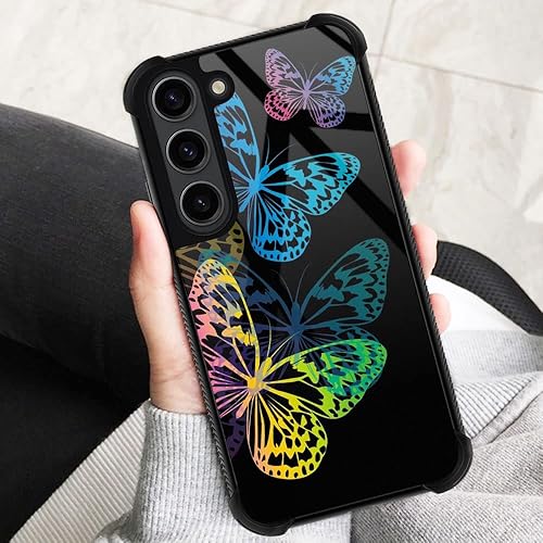 Miniatura 33 de Funda para Samsung Galaxy S23 Plus, protección de grado militar, esquinas a prueba de golpes, funda antiarañazos para Samsung Galaxy S23 Plus, flor