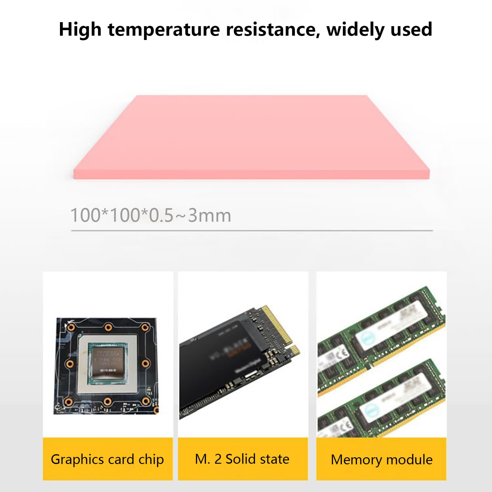 Wärmeleitpads 15 Stück – 3 Dicken (0,5/1,0/1,5 Mm) – Für SSD, CPU, GPU & Mehr