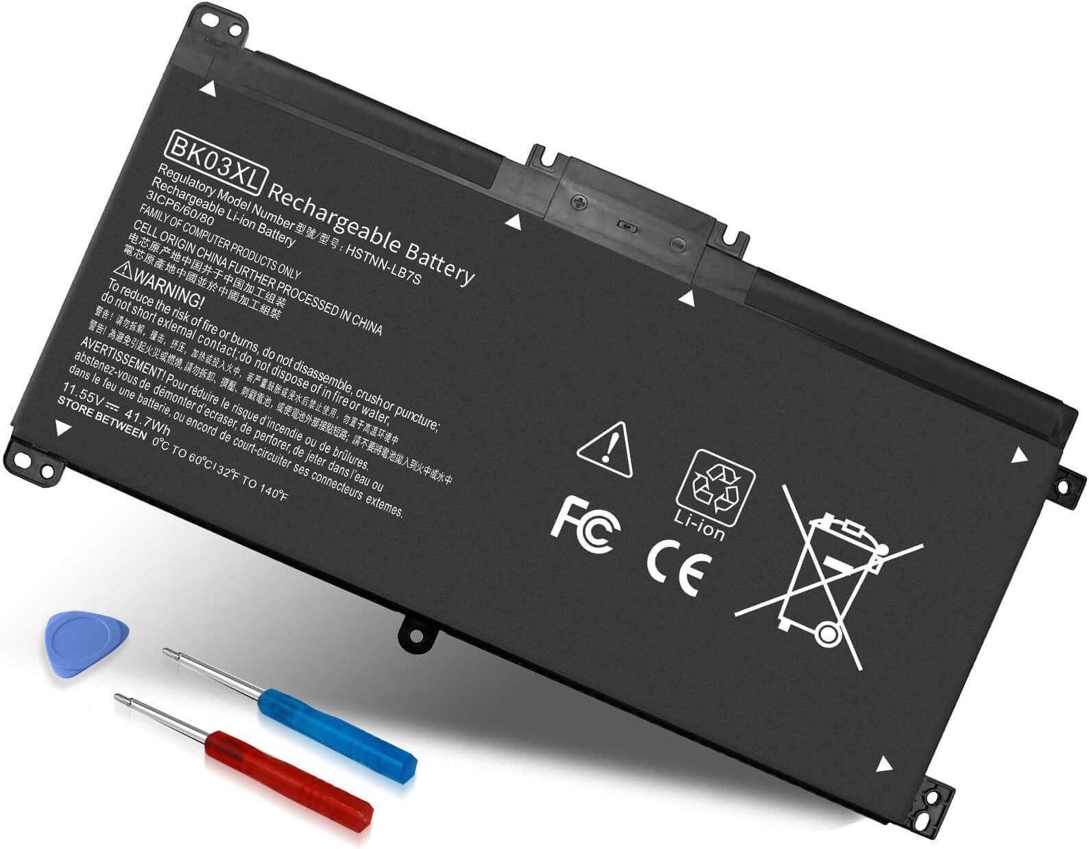 BK03XL 916811-855 Battery for HP Pavilion X360 Convertible 14-ba0xx 14-ba2xx 14m-ba0xx 14m-ba1xx 14m-ba011dx 14m-ba013dx 14m-ba114dx 14-ba253cl 14-bal125cl 14-ba153cl 14-ba002ne 14-ba009la 14-ba125cl