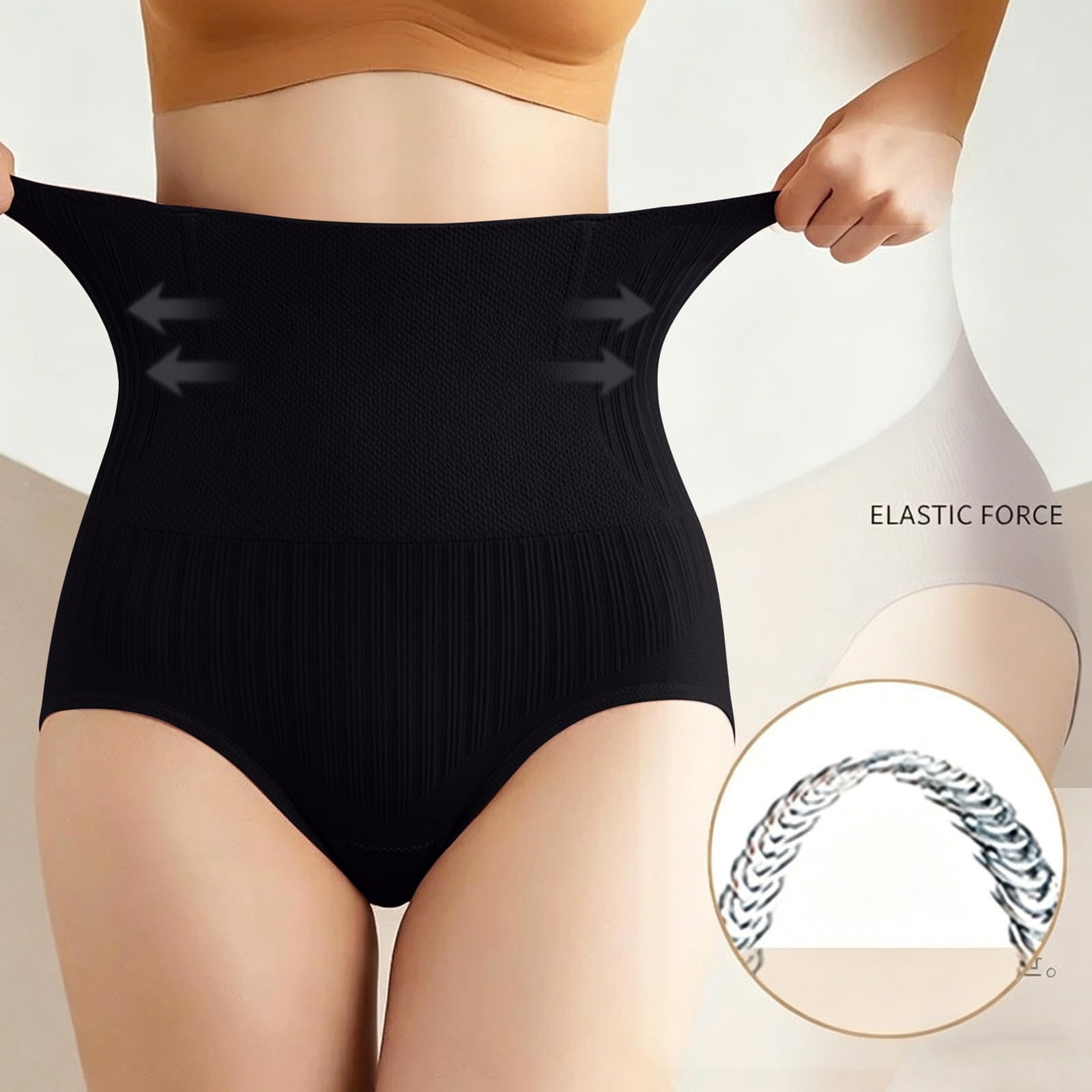 Pantalones Cortos Termogénicos para Esculpir Quemagrasas Pantalones Cortos Reductores 4 En 1 de Micropartículas Pauraju Sculpting Shorts moldeadores de Cuerpo con Control de Barriga de Cintura Alta