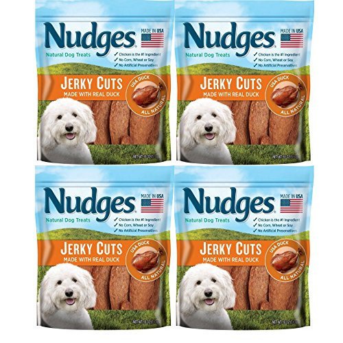 Nudges Jerky Cuts Dog Treats, Duck